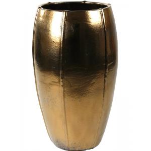 Ter Steege Moda pot high 53x53x92 cm Gold bloempot