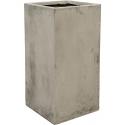 Ter Steege Static Square M 37x37x75 cm hoge plantenbak grijs