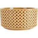 Bowl Thies Mustard gele ronde bloempot voor binnen 20 cm