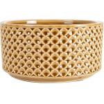 Bowl Thies Mustard gele ronde bloempot voor binnen 20 cm