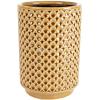 Hoge Pot Thies Mustard gele ronde bloempot voor binnen 14 cm