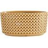 Lage Planter Thies Mustard gele bloempot voor binnen 26 cm ovaal