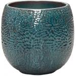 Pot Marly Ocean Blue ronde blauwe bloempot voor binnen en buiten 30x28 cm