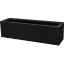 Ter Steege Static rechthoekige plantenbak 80x22x22 cm zwart