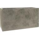 Ter Steege Static L 90x37x48 cm rechthoekige plantenbak grijs
