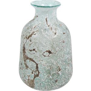 Vase Aya bottle ice green glazen vaas 17 cm