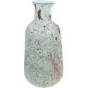 Vase Aya bottle ice green glazen vaas 18 cm