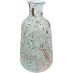 Vase Aya bottle ice green glazen vaas 18 cm