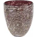 Vase Aya partner dark violet glazen vaas 13 cm