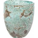 Vase Aya partner ice green glazen vaas 13 cm