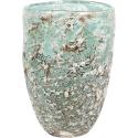 Vase Aya partner ice green glazen vaas 14 cm