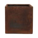 Ter Steege Static Cube M 43x43x43 cm vierkante plantenbak roest