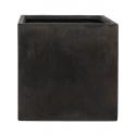 Ter Steege Static Cube M 43x43x43 cm vierkante plantenbak zwart
