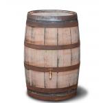 Houten regenton hergebruikt geschuurd 195 liter